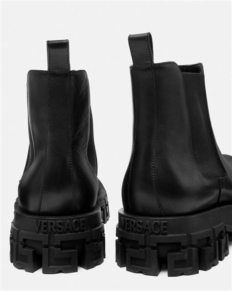 farfetch Versace boots for men